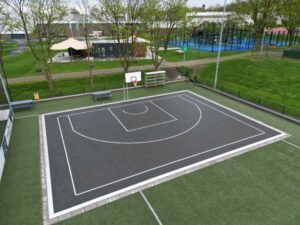 GreenMatter modulaire sportvloer 3x3 court